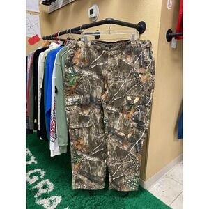 Realtree Edge Camo Cargo Pants Mens Size 40x32 XLT Ripstop Outdoor Hunting